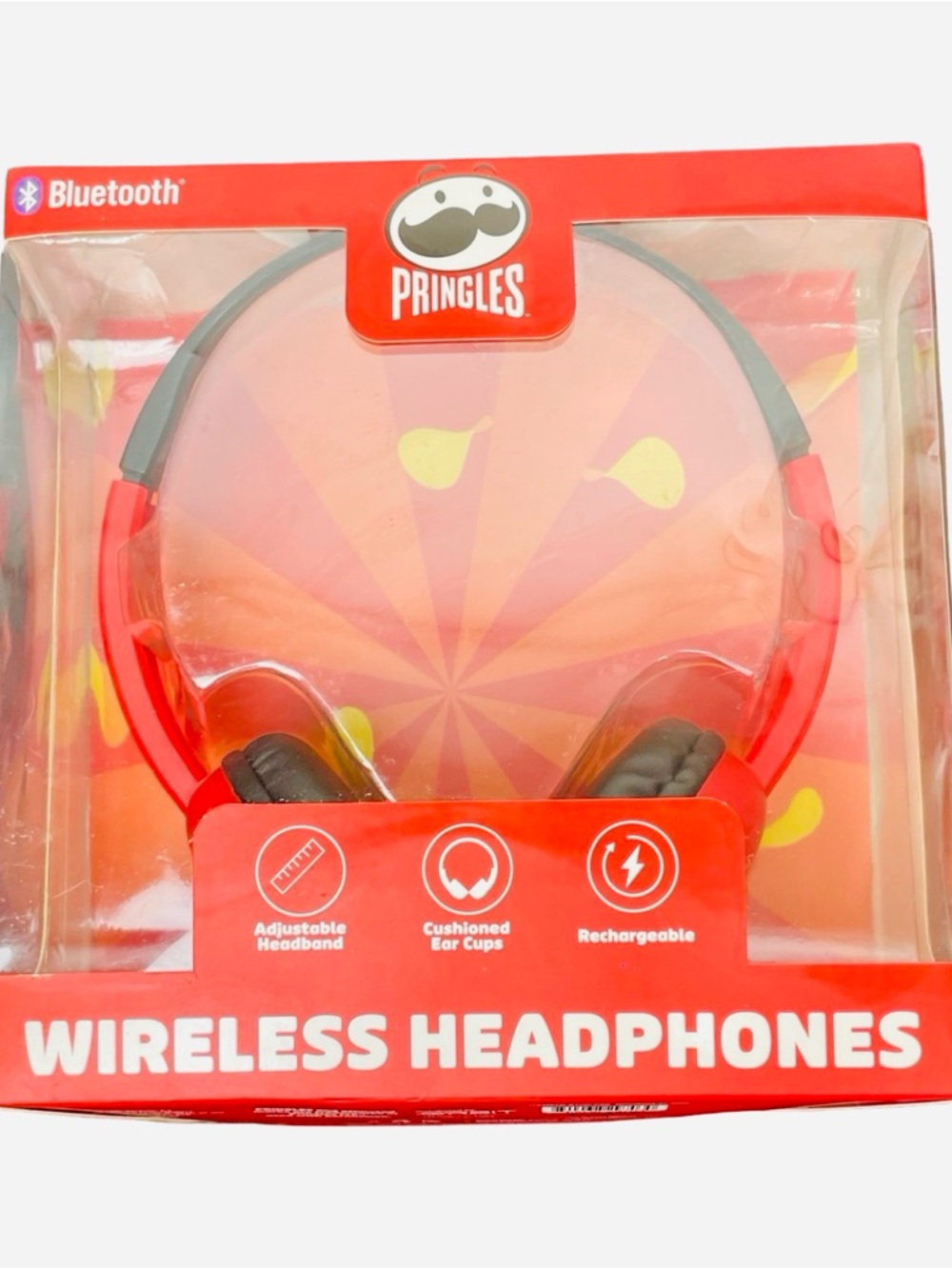Pringle Red Over-Ear Wireless Bluetooth Headphones